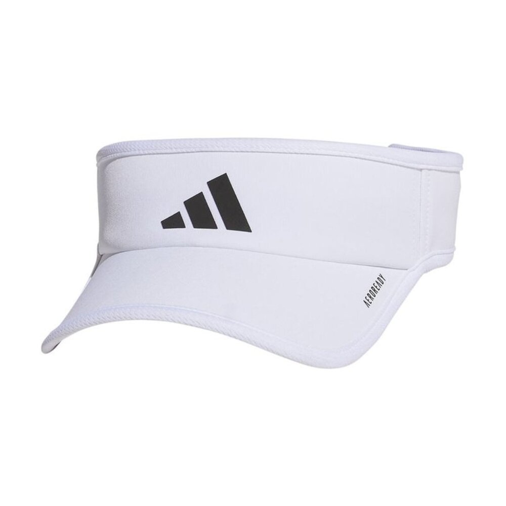 Adidas MEN'S SUPERLITE 3 Adjustable Sport Performance Visor Aeroready WHITE new